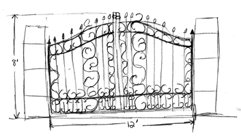 Gate Napkin Design